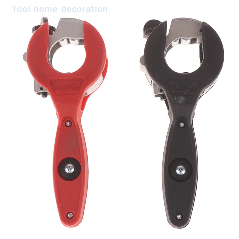 Tagliatubi per tubi da 8-29 mm Forbici a cricchetto in alluminio rame in acciaio inossidabile Tagliatubi per tubi Utensili manuali per taglio tubi in PVC/PU/PP/PE