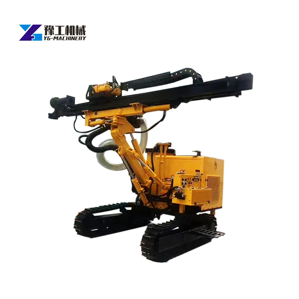 Down The Hole Drilling Rig Machine Widely Using Slope Protection Construction Pneumatic DTH Crawler Drilling Rig South Africa