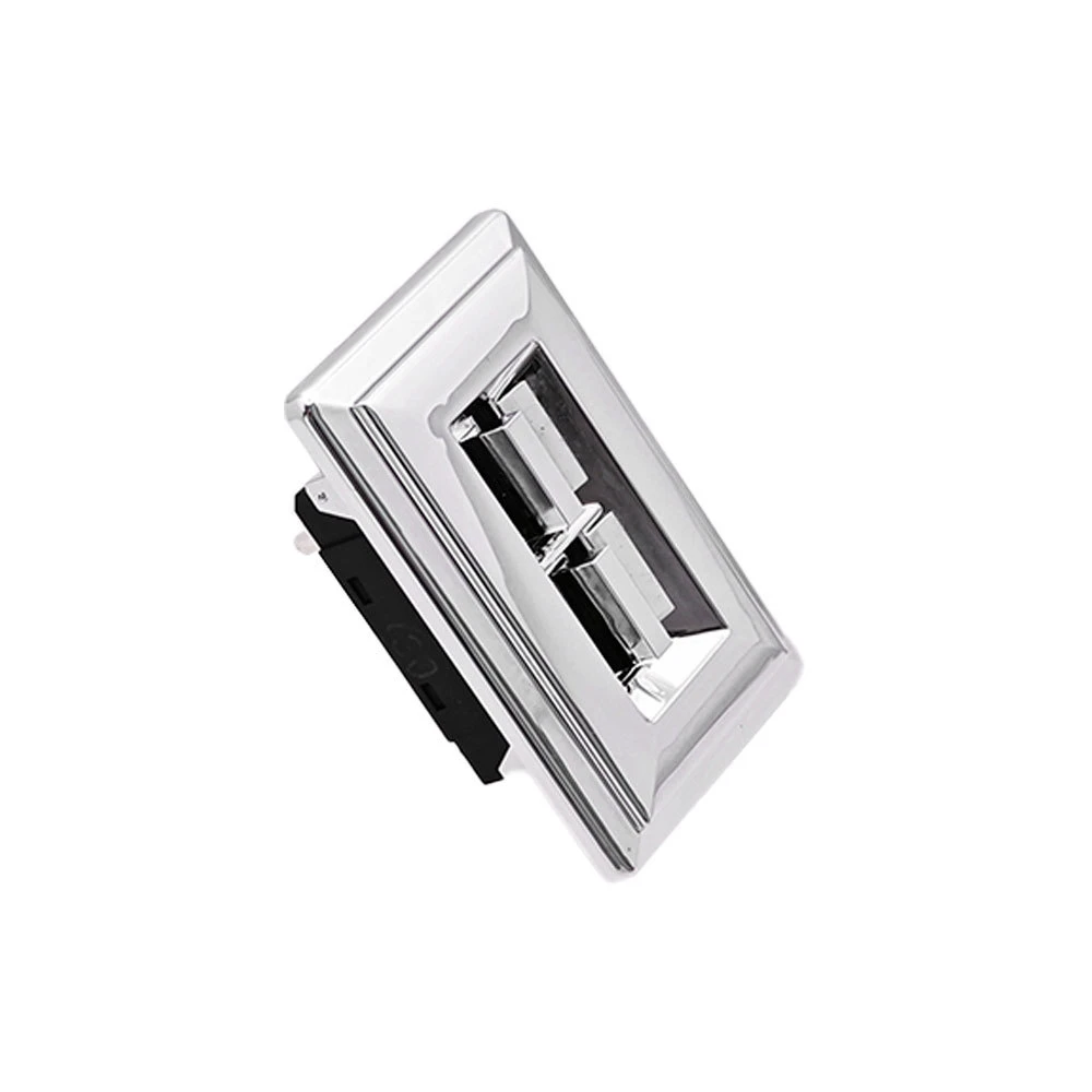 

Power Window Switch With Trim for 78-90 Pickup Truck GM Chrome 2 Button 20061549