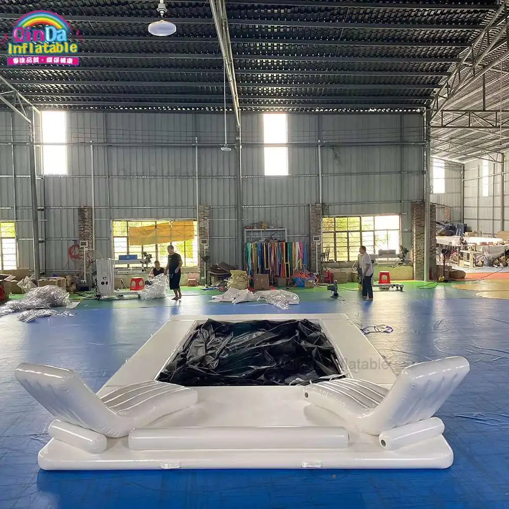 

Popular Inflatable Adult Water Swimming Pool Inflatable Yacht Sea Pool With Chair