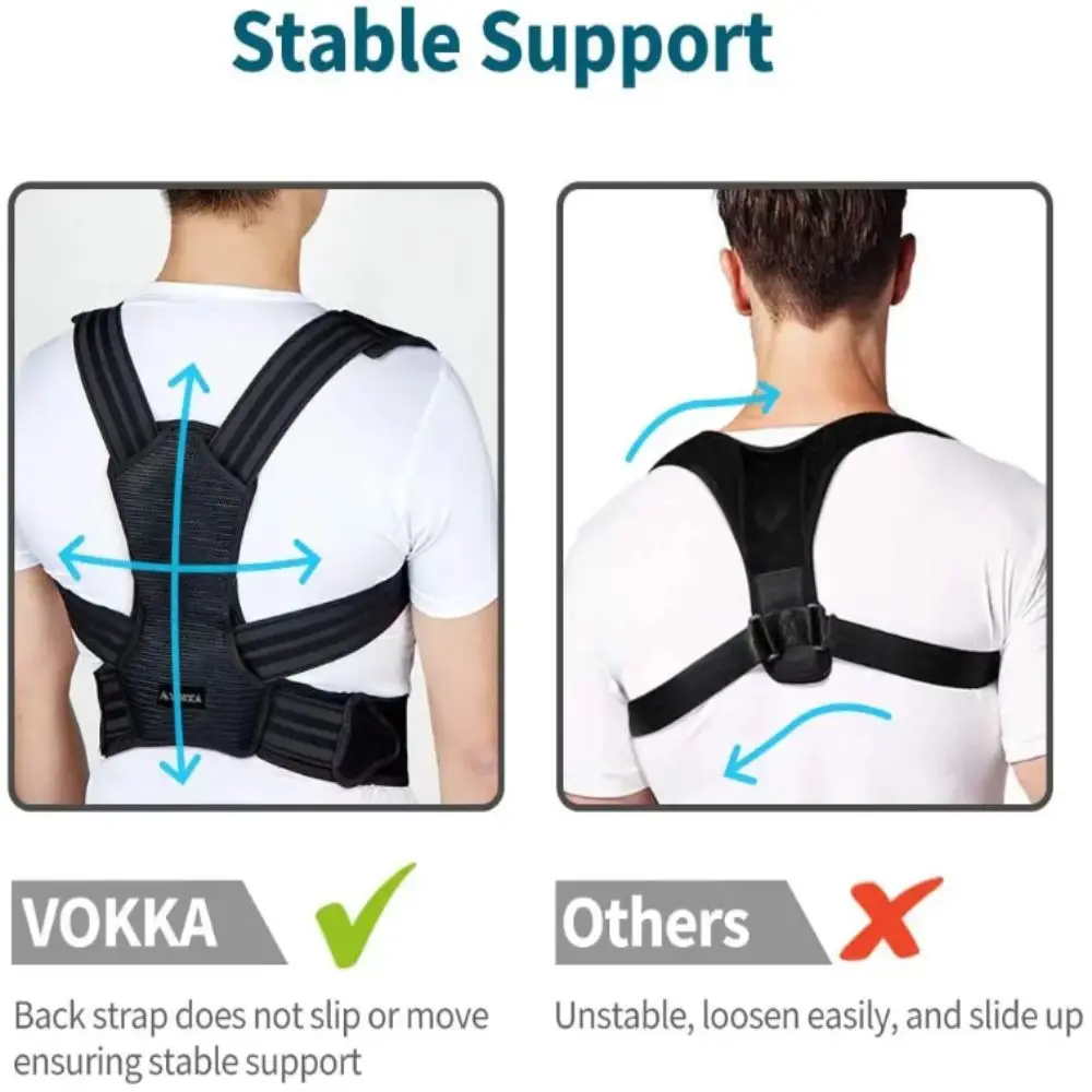 Adjustable Posture Corrector Breathable Support Scoliosis Shoulder Straightener Comfortable Lumbar Support Belt Upper Back