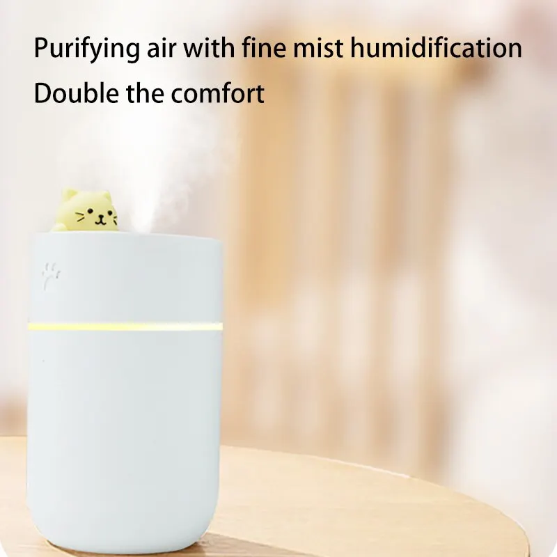 Cute Pet Humidifier Car Household Ubs Mute Spray Aromatherapy Atomizing Humidifier Desktop Air Purifier