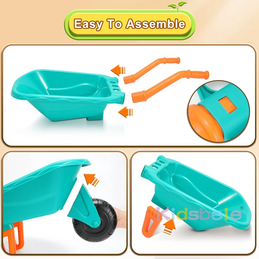 Gardening Tools for Kids Ages 2-4 Portable Watering Can Garden Planting Toys Outdoor Garden play Toys