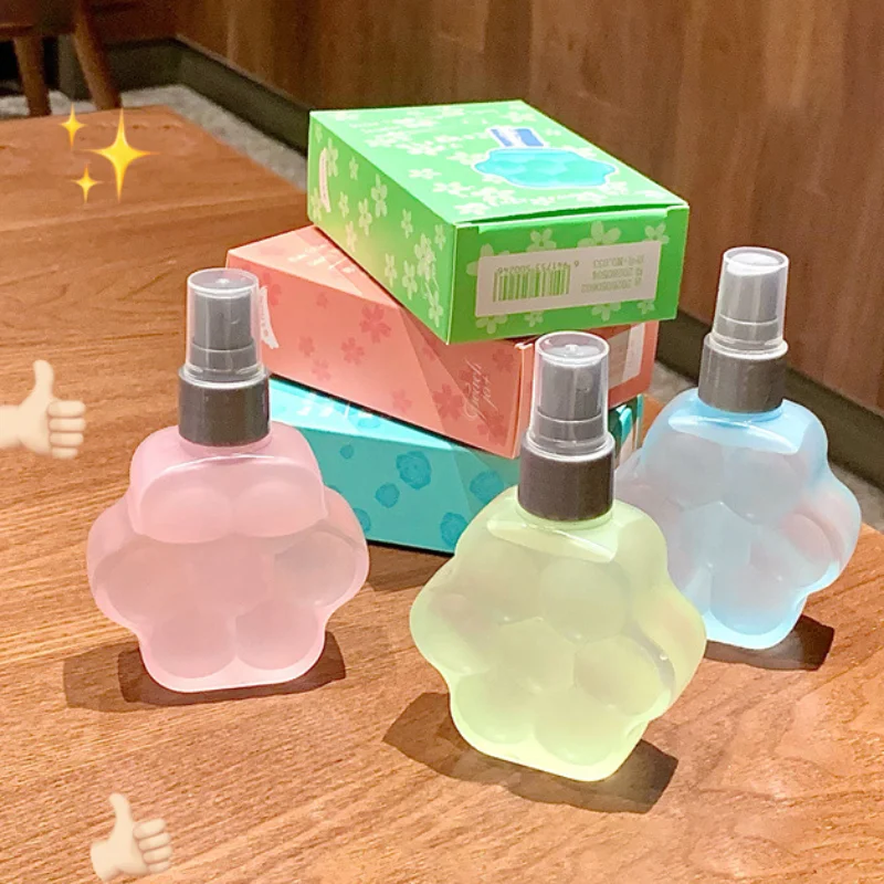 

Cute Cat Paw Perfume Jasmine Rose Lasting Fragrance Cloth Fragrance Deodorant Spray Fresh Elegant Romantic Eau De Toilette 80ml