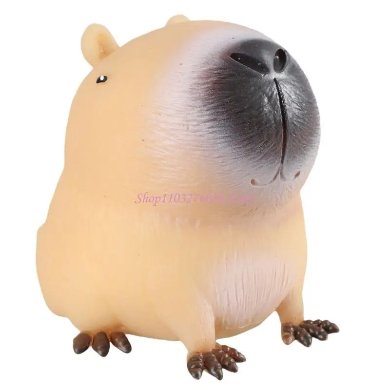 R6FD ยอดนิยม capybara tpr ความเครียดยืดของเล่นบีบลูกของเล่นบอลลูกบอลปาร์ตี้ชอบความกดดันของเล่นสำหรับเด็กผู้ใหญ่