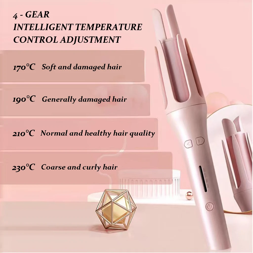 LR 32 مللي متر السيارات الدورية مموج الشعر السيراميك بكرة الشعر المهنية موجة كبيرة الشباك الحديد صالون كهربائي أداة التصميم #3