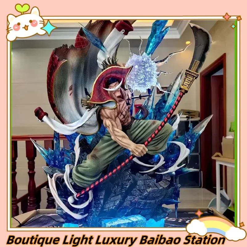 

One Piece Whitebeard Statue 38cm Handheld Anime Figurine Desktop Ornament Scene Collection Anime Fans Holiday Gift