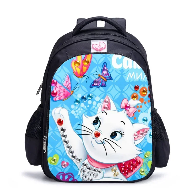 Disney Marie Cat Kawaii plecaki Cartoon The arystokraci duża pojemność torby szkolne dla dzieci do przedszkola śliczny Mini plecak