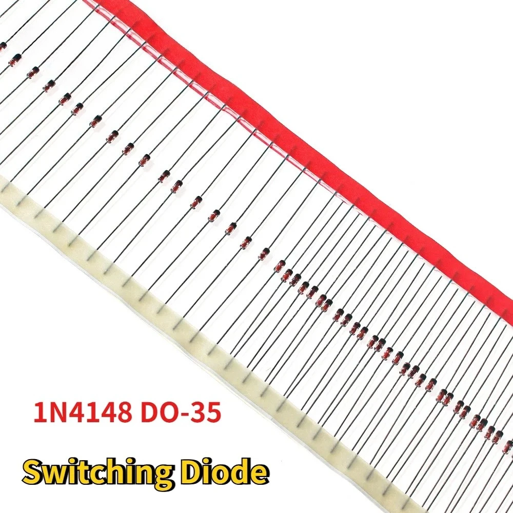50PCS 1N4148 DO-35 High-speed Schalt Diode IN4148 200mA 100V Schalter Gleichrichter Dioden Kit Neue Original