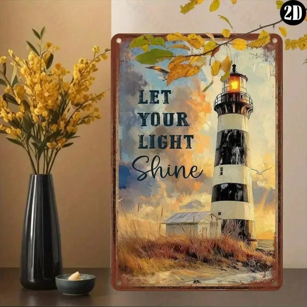 Vintage Lighthouse Wall Art 