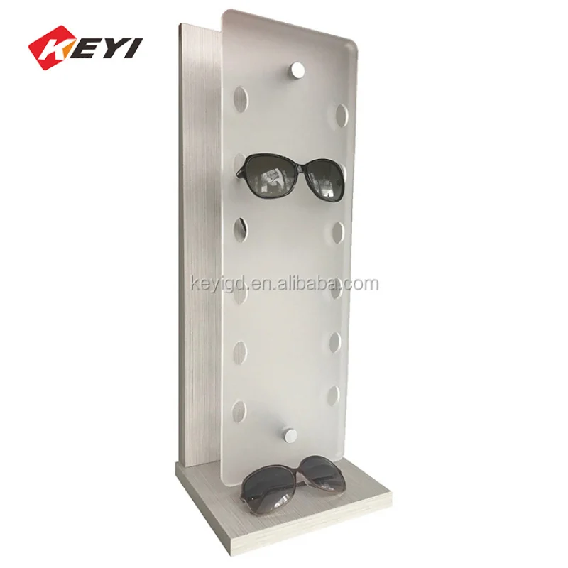 custom.Sunglasses Eyewear Wooden Show Box Counter Display Stands Wood Display Cabinet