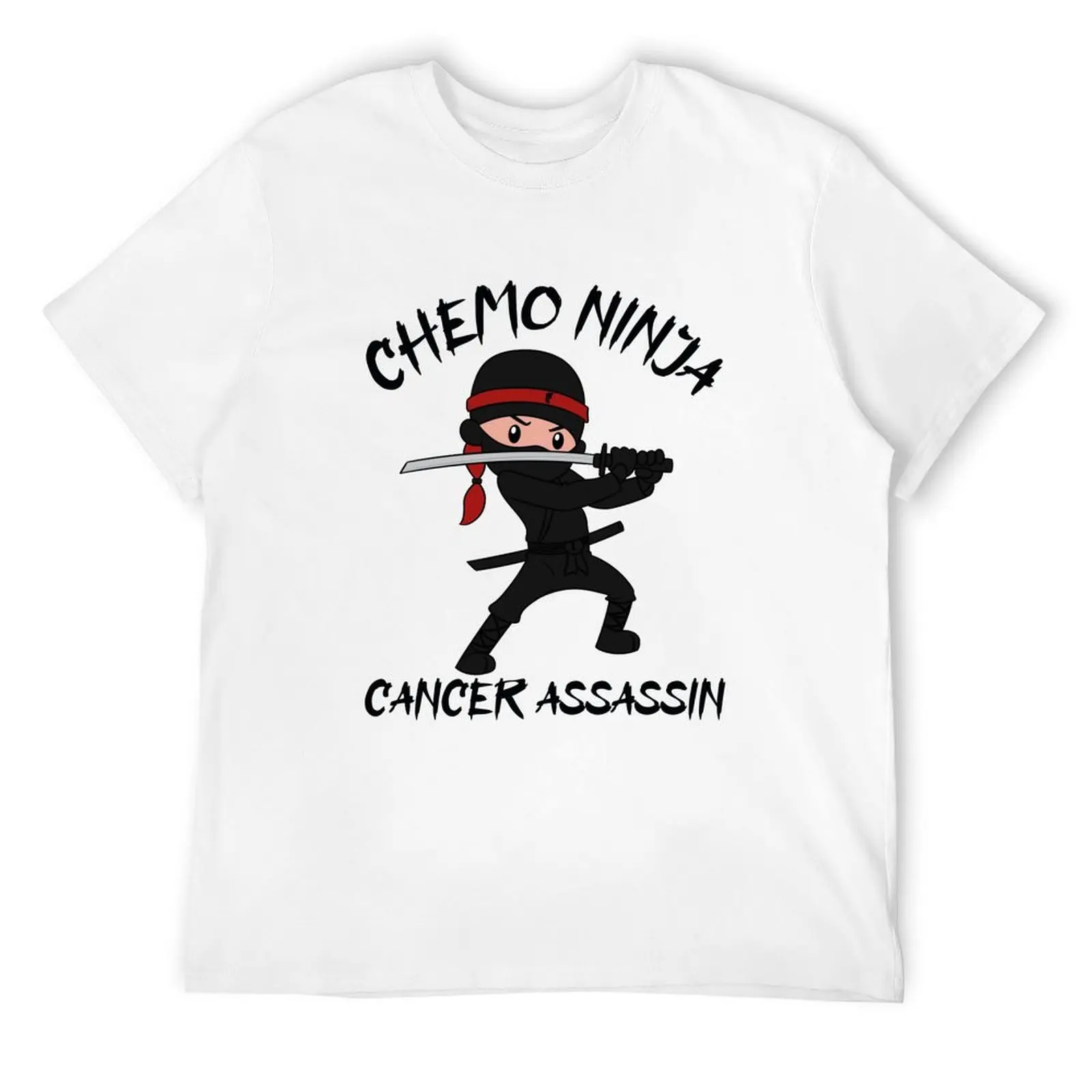 Chemo Ninja Cancer Assassin T-Shirt baggy shirts graphics slim fit t shirts for men