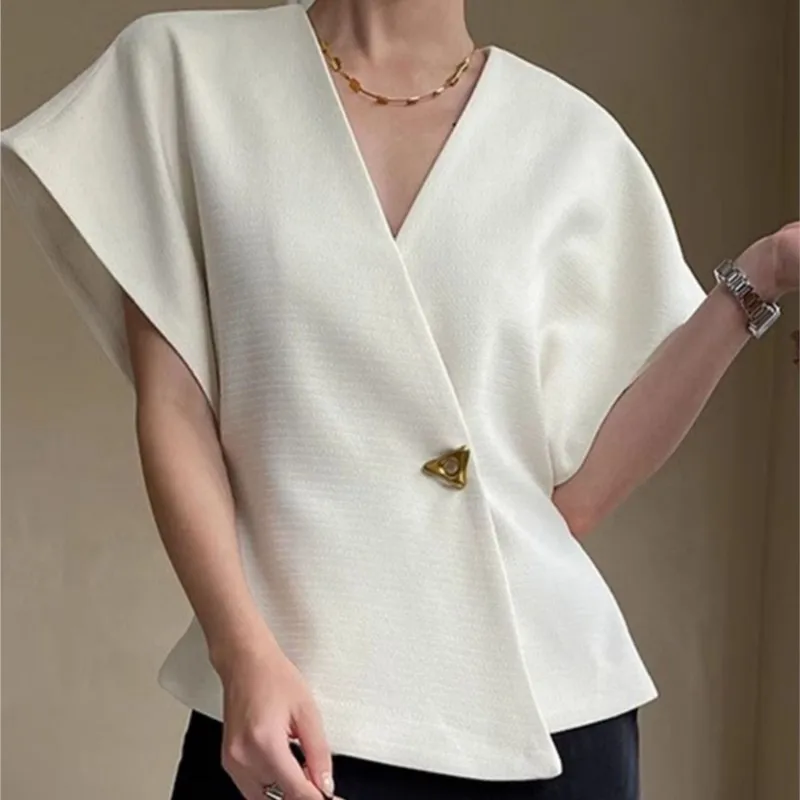 

Модные однотонные жилеты для женщин, элегантные жилеты с V-образным вырезом без рукавов на одной пуговице, женская одежда, новинка для офиса и отдыха, лето