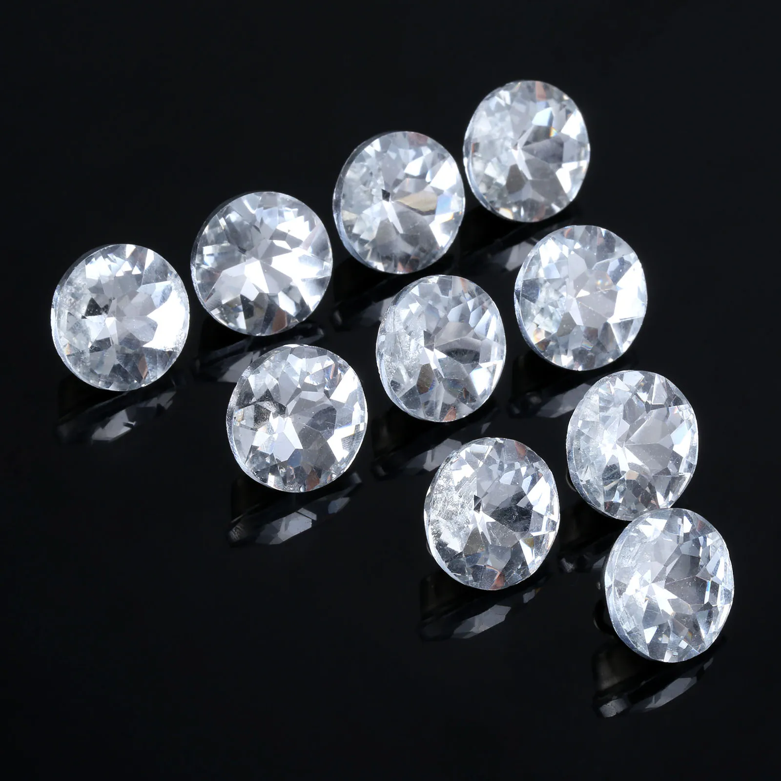 10Pc 14/16/18/22mm Decorative Buttons Diamond Crystal Rhinestone Upholstery Button Sofa DIY Headboard Buttons Sewing Accessories