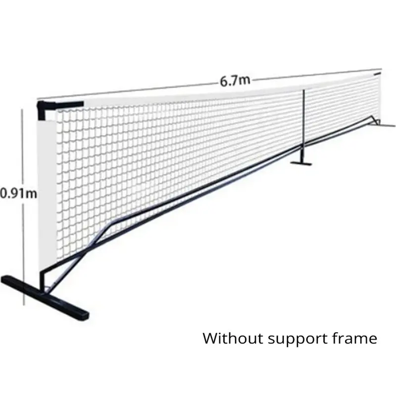 A89E-2X Portable Pickleball Net 22Ft Adjustable Indoor Outdoor Pickle Ball Net For Backyard Schools Community Centers