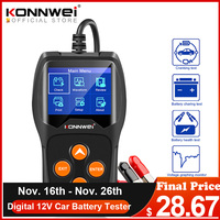 KONNWEI KW600 Car Battery Tester 12V 100 to 2000CCA 12 Volts Battery Tools for the Car Quick Cranking Charging Diagnostic