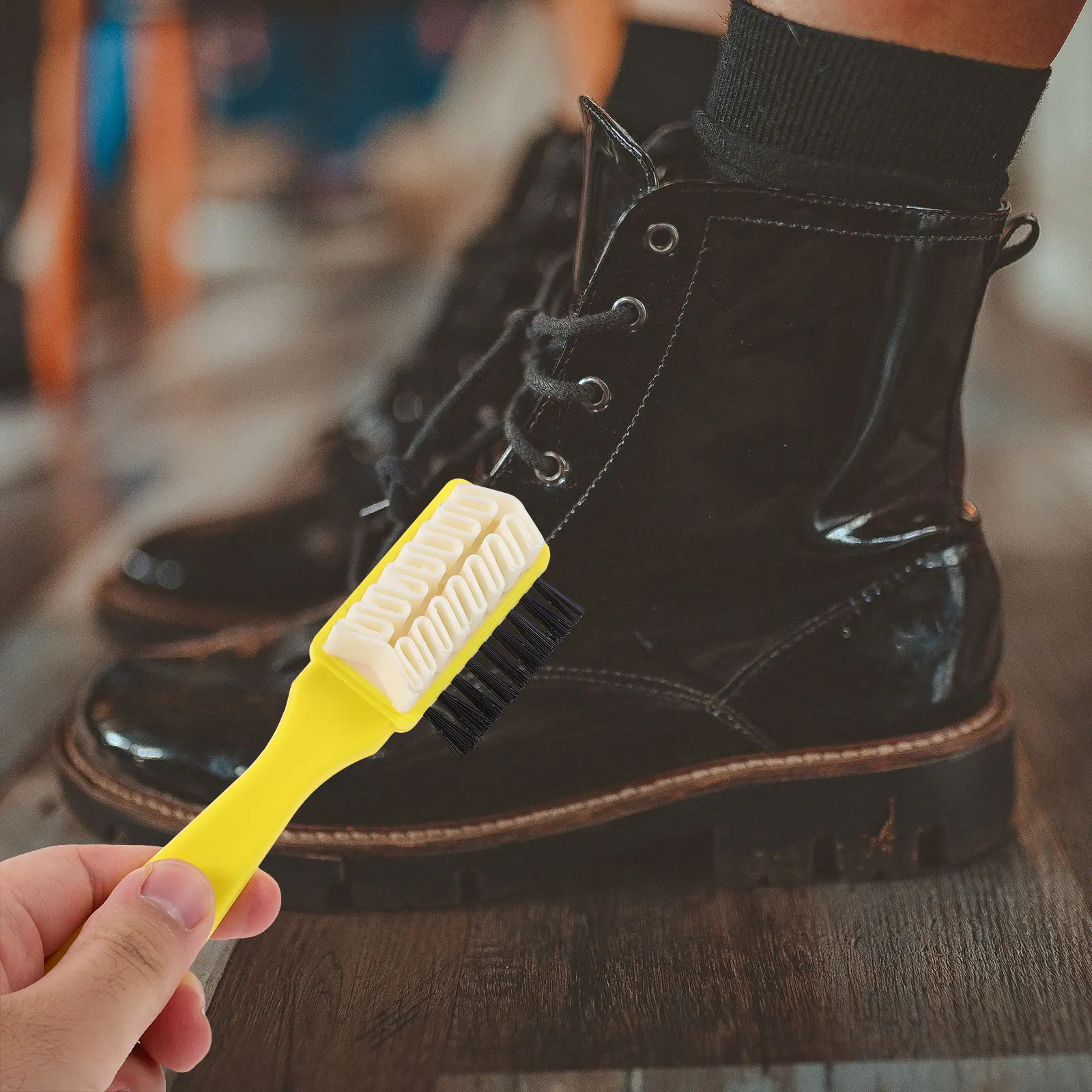 

Velvet Shoe Brush Soft Bristle Cleaning Brushes for Household Shoes Scrub Washing