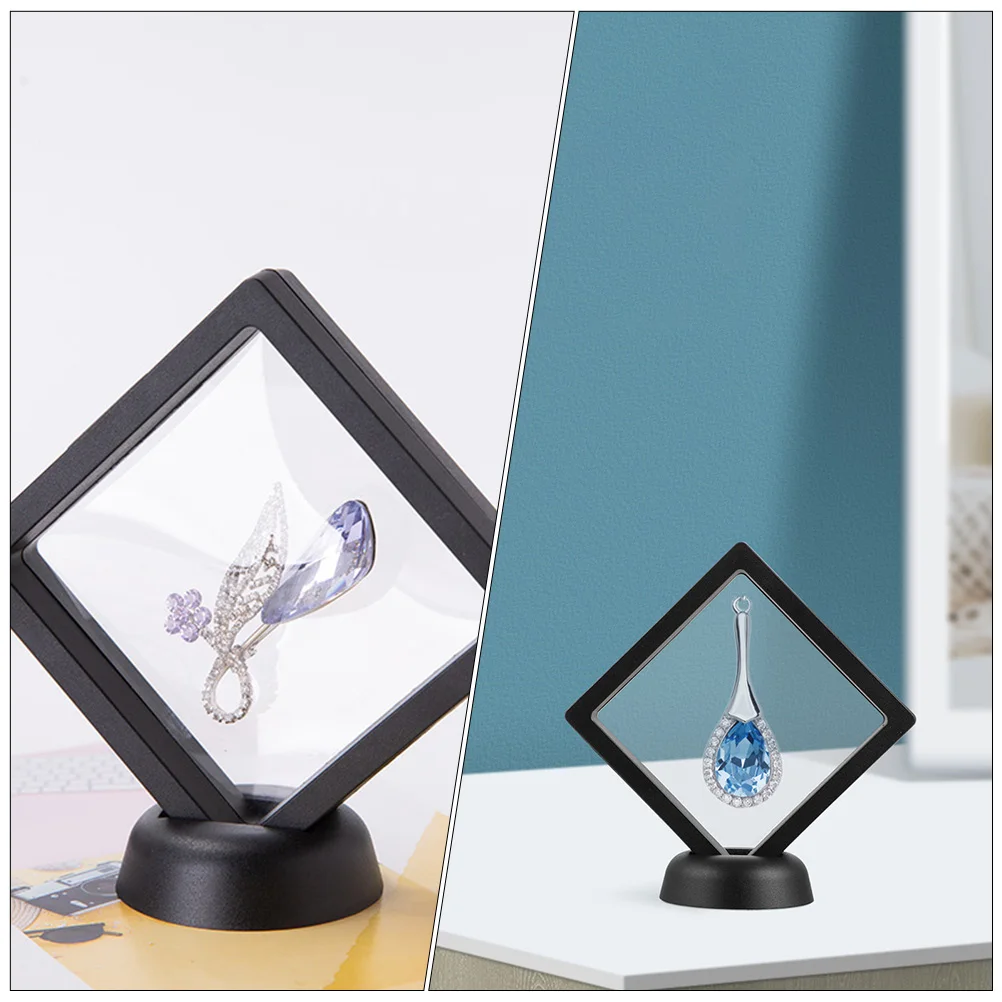

10pcs Jewelry Display Rack High Quality PE Material Non Slip Design Ring Holder Showcase Suspension Box Travel Shelf ganizer