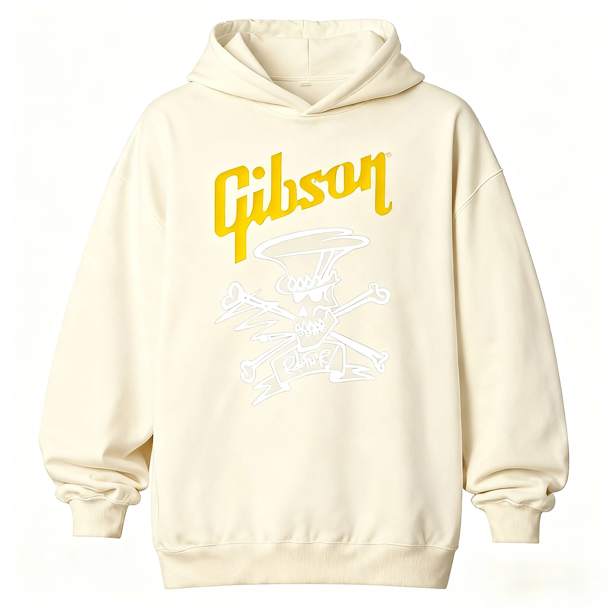 Autumn and Winter Slash Collection Gibson Les Paul Fashion Comfort Casual High Quality Hoodie Pattern Printed Hip Hop Streetwear
