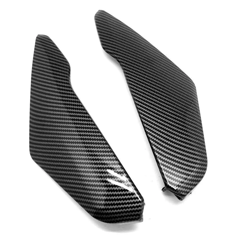 ABS Carbon Fiber Pattern Gas Tank Lower Side Fairing Panel Trim Cover Cowl For Suzuki GSXR R 600 750 GSX R600 R750 2004 - 2010 K