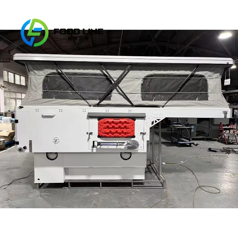 Pop Up Camper For Pickup Truck Expedition Shelter Fits Multiple Pickup, Insulated Liner For Seasonal Camping, Truck Camper Cabin