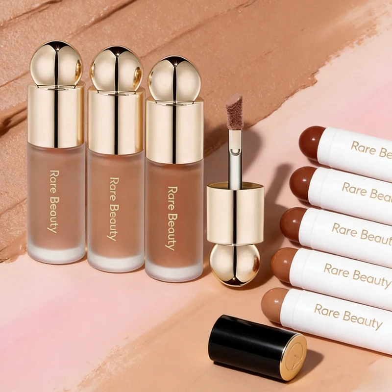 

Крем-бронзер Rare Beauty для лица: легкое нанесение, естественный солнечный блеск, контуринг для четкого контура лица