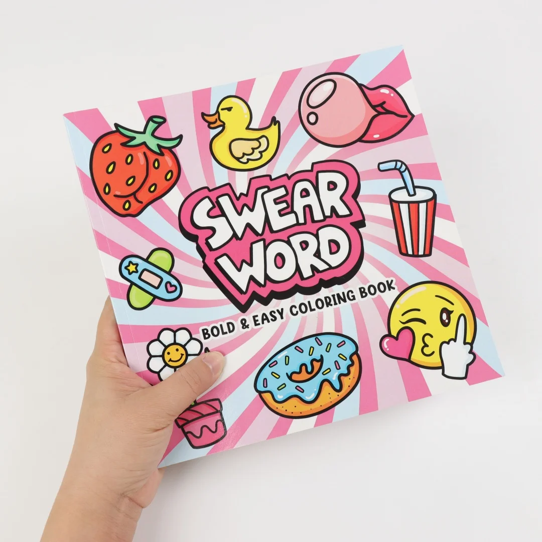 Livre de coloriage Swear Word Bold & Easy - Pages à colorier amusantes pour adultes, pour la relaxation et la pleine conscience, cadeau anti-stress