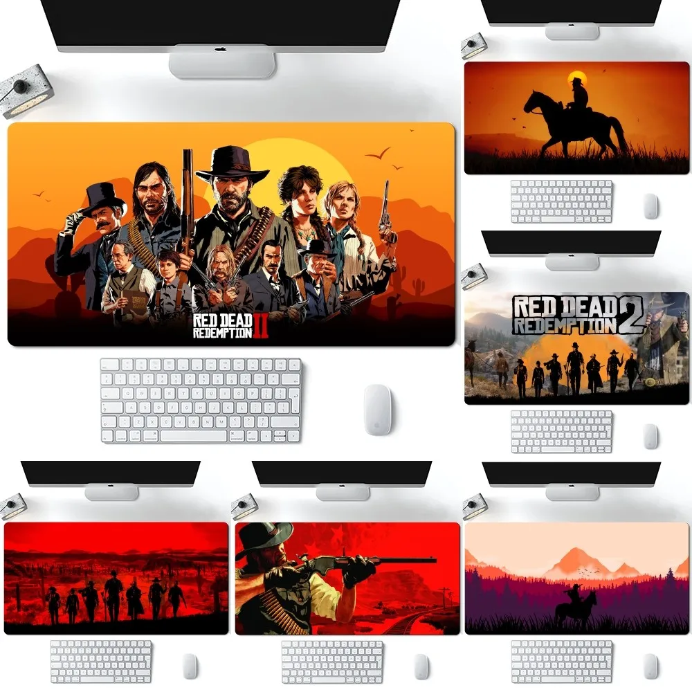 Action Game Red Dead Redemption 2 Mousepad Computer Laptop Gamer Pad PC Gaming Accessories Desk Mats