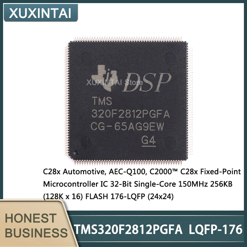 

5Pcs/Lot New Original TMS320F2812PGFA TMS320F2812 LQFP-176 Microcontroller IC 32-Bit Single-Core 150MHz 256KB (128K x 16) FLASH