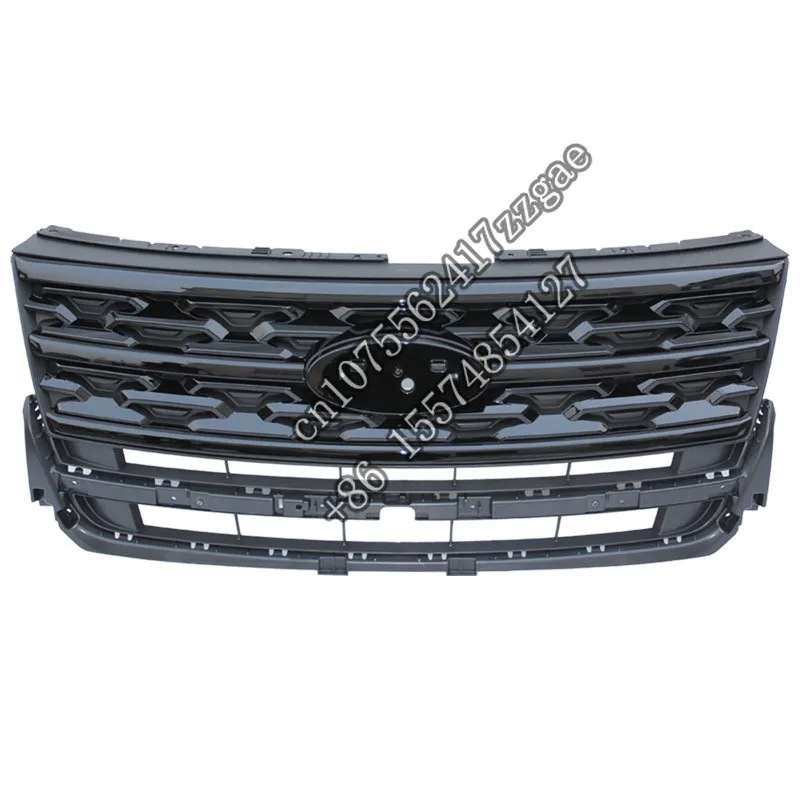 

Front Bumper Glossy Black Grille For Ford Explorer 2018 (Fits: 2018 Ford Explorer)