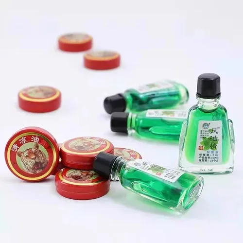 Imagen 2 del producto 1 unidad de bálsamo de tigre, tratamiento de aceite esencial, influencia, dolores de cabeza fríos, mareos, músculos, tigre, bálsamo sólido, ungüento, fragancia al por mayor