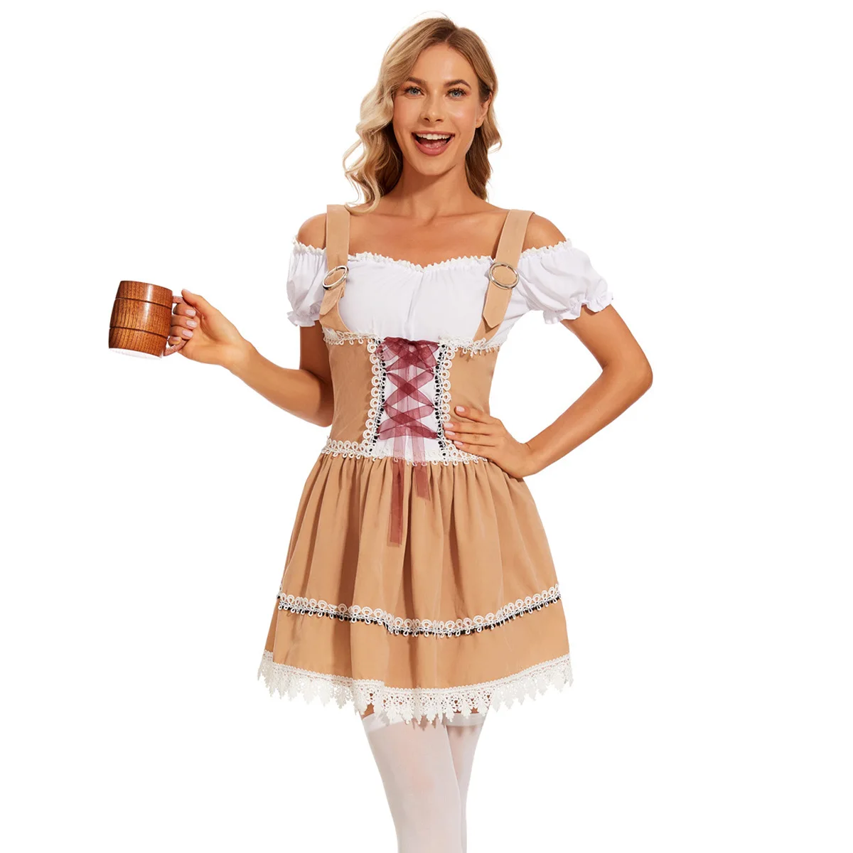 

German Oktoberfest Traditional Bavarian Dress For Adults Beer Skirt