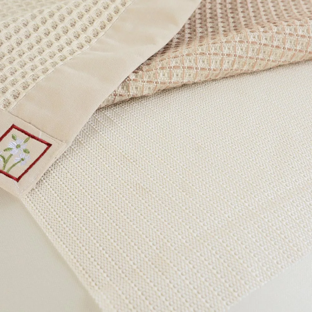

Non-slip Bathroom Rugs Small Size Beige White Carpet Latex Bath Mat PVC Non Adhesive Easy Clean Scratch Protector Bedroom