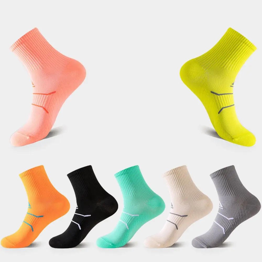 Casual Male Hosiery Couple Socks Cycling Socks Middle Tube Socks Athletic Cycling Socks Boat Sock Travel Socks Short Socks