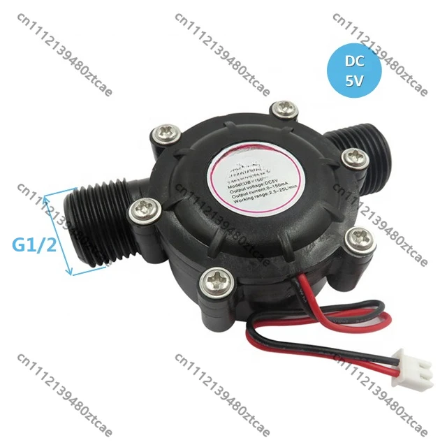 G1/2 Male Thread DC5V Mini Water Turbine Generator 150mA Hydropower Generator for Battery Charging