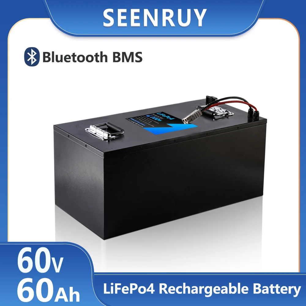 

60 В 60 Ач 3,2 В Lifepo4 литиевая батарея BMS 20S для 3000 Вт 4000 Вт гольф-кар электрический мотоцикл вилочный погрузчик с зарядным устройством 10 А