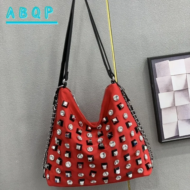 Women's Shoulder Bag Luxury Brand Diamond-encrusted Shiny Women's Shoulder Crossbody Bag Fashion Diamond-encrusted Women's Bag