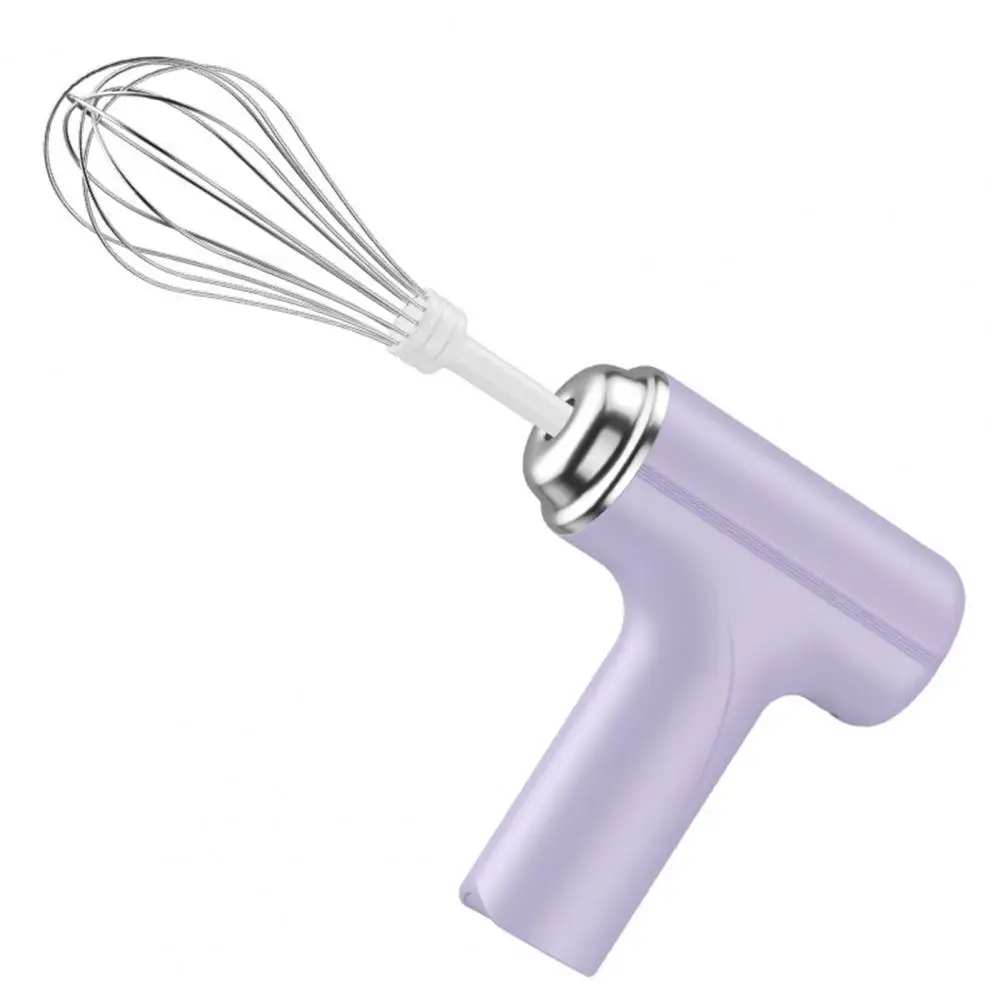 Battery-operated Whisk Cordless Egg Beater Portable Cordless Electric Hand Mixers with Interchangeable for Whisking for Easy