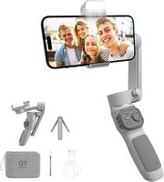 Zhiyun Smooth Q3 Combo 3-Axis Gimbal Stabilizer For Smartphone Portable And Foldable, Gesture Control, Android And IPhone Gimbal