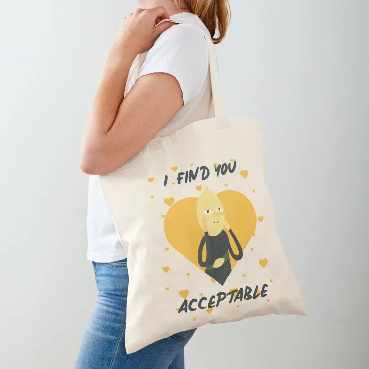 

I Find You Acceptable (Adventure Time) Tote Bag shopper bags for women Shopper personalized tote bag Shopper handbag