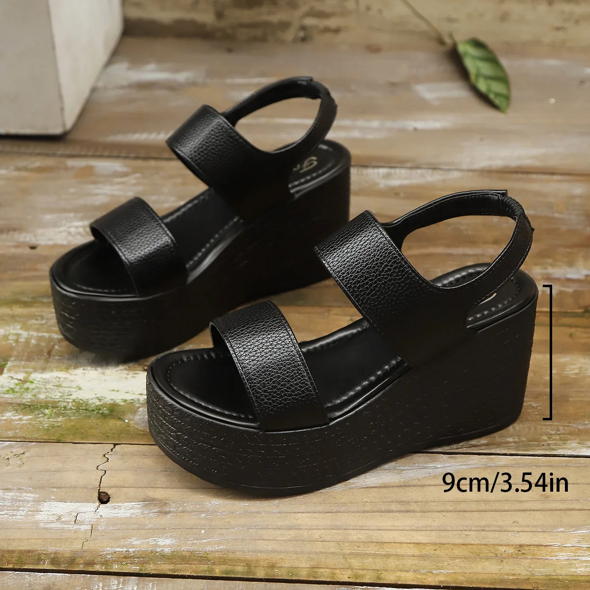 

Женские сандалии больших размеров 43, лето 2026, сандалии на танкетке с открытым носком, дышащая удобная нескользящая женская обувь-гладиатор