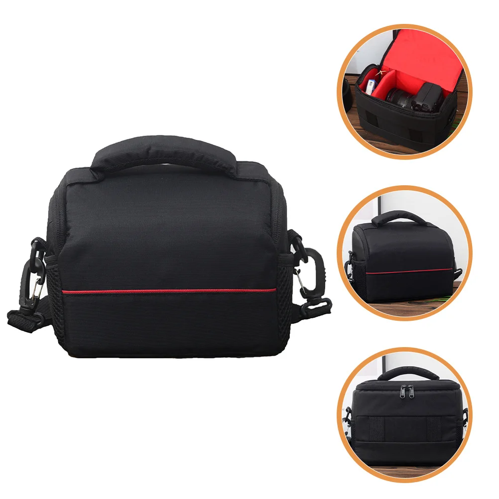 Nylon Dslr Camera Bag Shockproof Portable Travel Shoulder Case Adjustable Strap Padded Protective Storage Bag Camera Pouch