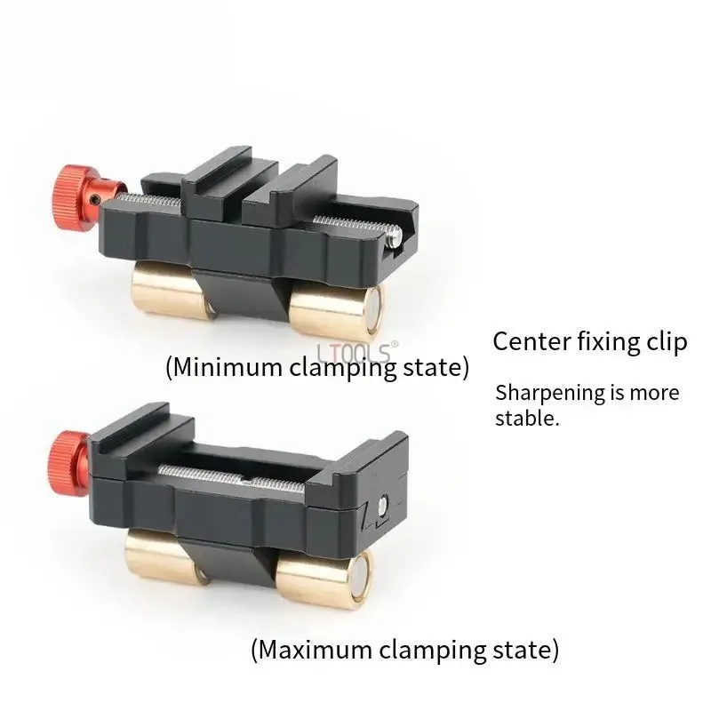 

Roller Knife Blade Sharpener Sharp Mini Linear Track Chisel Grinding Tool Adjustable Width Wear Resistant Fixed Angle Sharpener