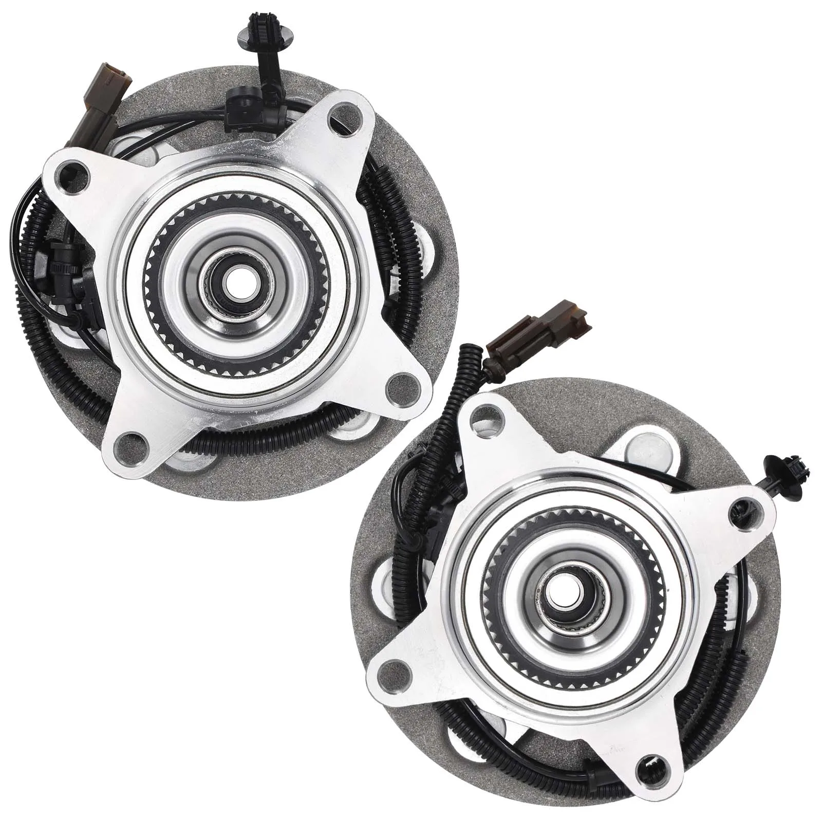 2 PCS Front Wheel Bearing and Hub Assembly with ABS & 6-Lug For Ford F150 2018-2020 (Excludes Raptor)