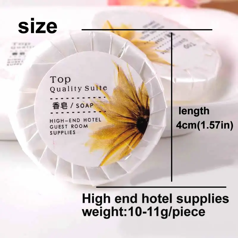 Free Fast Shipping 30Pieces/box 10g(0.35ounce) Travel Mini Size Round Soap for Hotel Outdoor Activities Camping Hike Wholesale