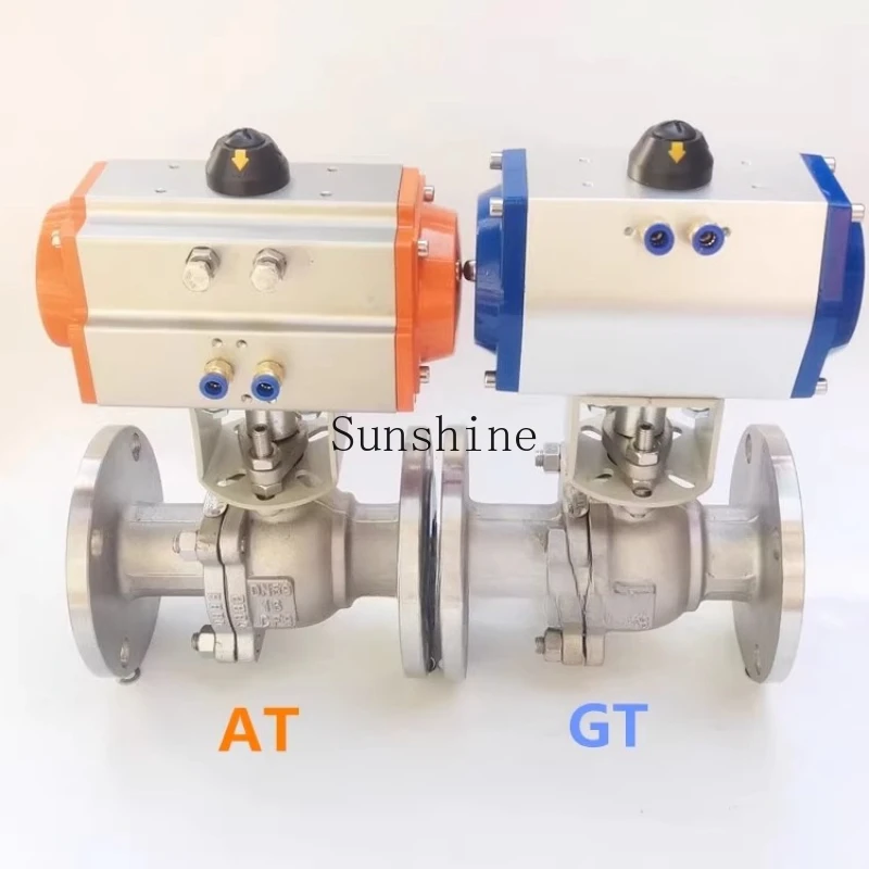 

Pneumatic stainless steel flanged ball valve DN25 32 40 50 65 80 100 125 150