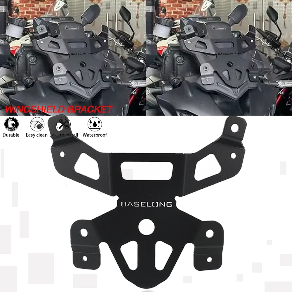 

For Yamaha Tracer 900 GT / Tracer 9 GT 2018-2020 2021 2022 2023 TRACER900 TRACER9 GT Motorcycle 30mm Riser Windshield Bracket