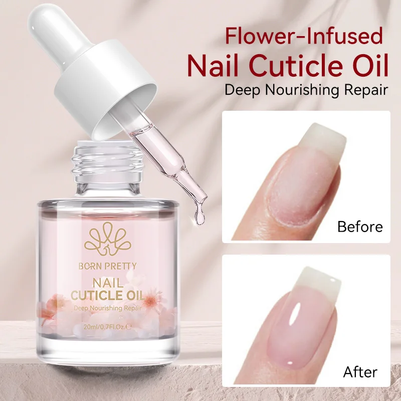 BORN PRETTY 1/2Pcs 20ml Nail Cuticle Care Kit Cuticle Oil Cuticle Softener Cuticle Remover Manicure Pedicure Supplies view 3
