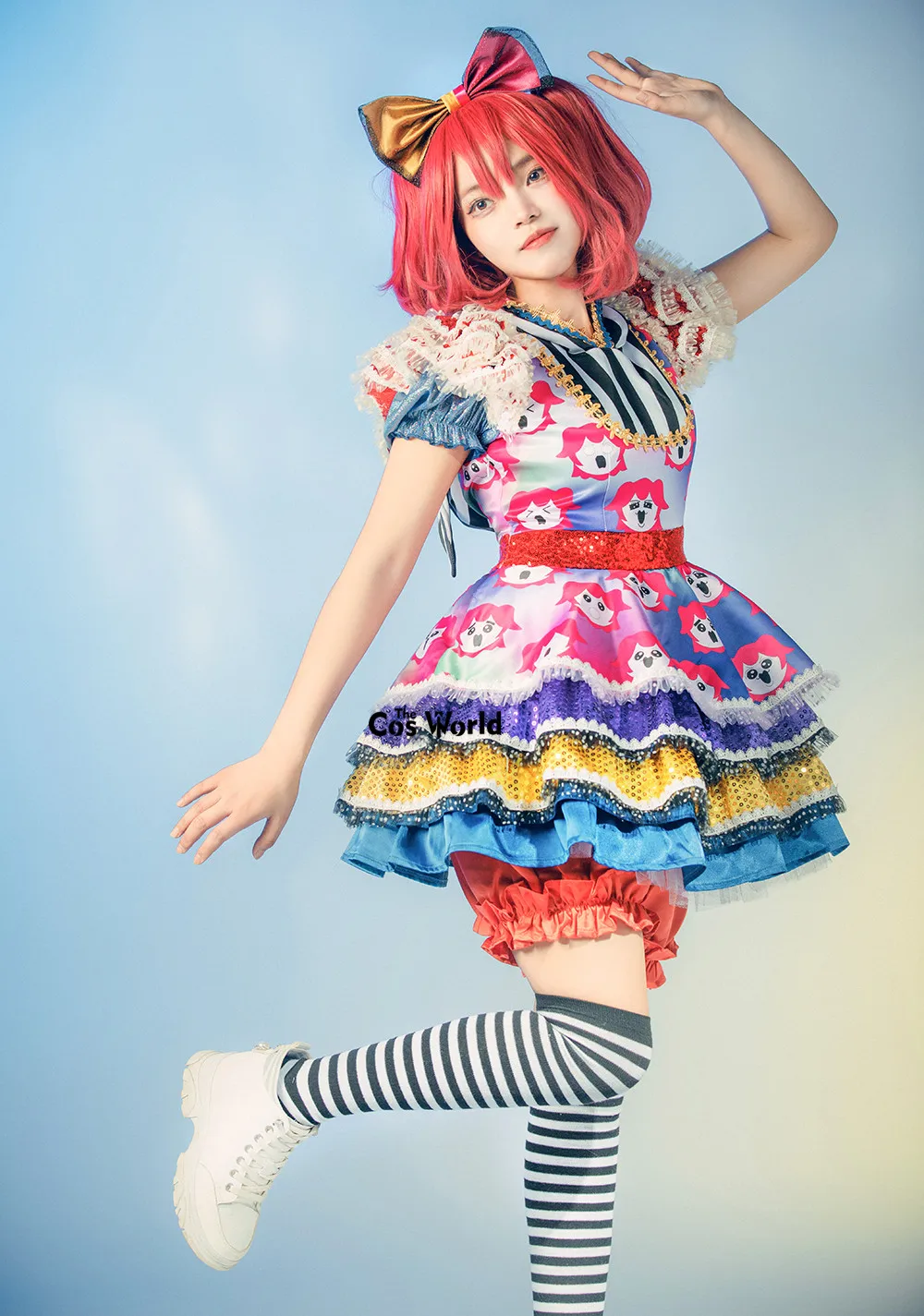 Love Live Sunshine Aqours Kurosawa Ruby AAO Dress Outfit Anime Cosplay Costumes image 3