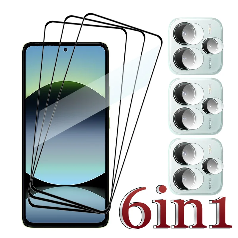 Newly Tempered glass For Redmi Note 14 5G Screen Protector 9H Anti-Scratch Front film Note14 Soft fiber lens film